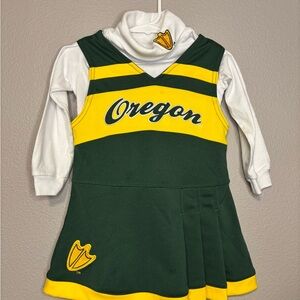 Oregon Cheerleader Dress with Turtleneck